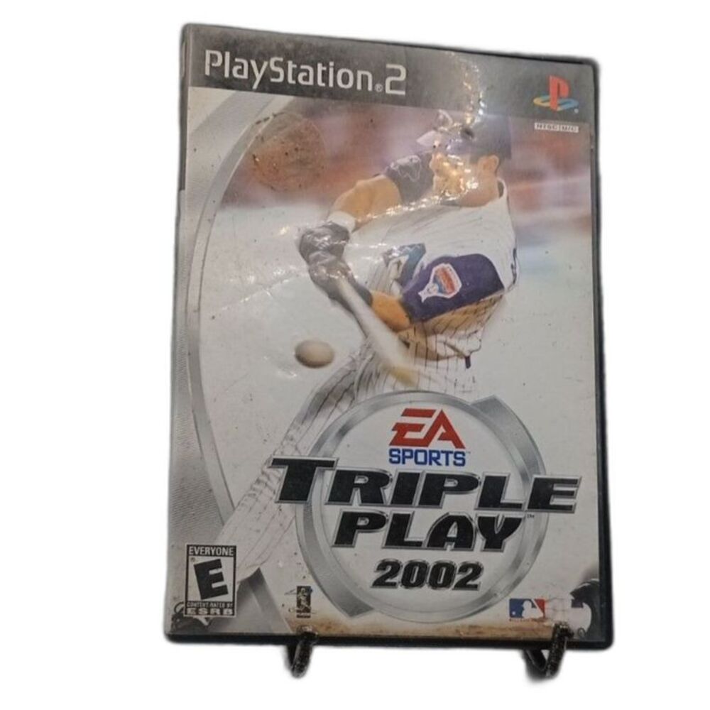 Triple Play 2002 - PlayStation 2 Case Disk and Manual